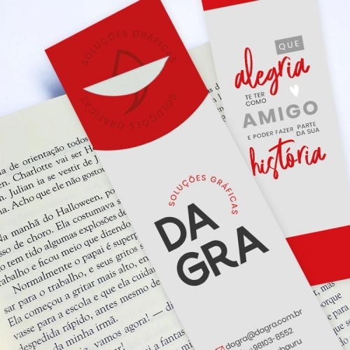 Marca Página Frente/Verso